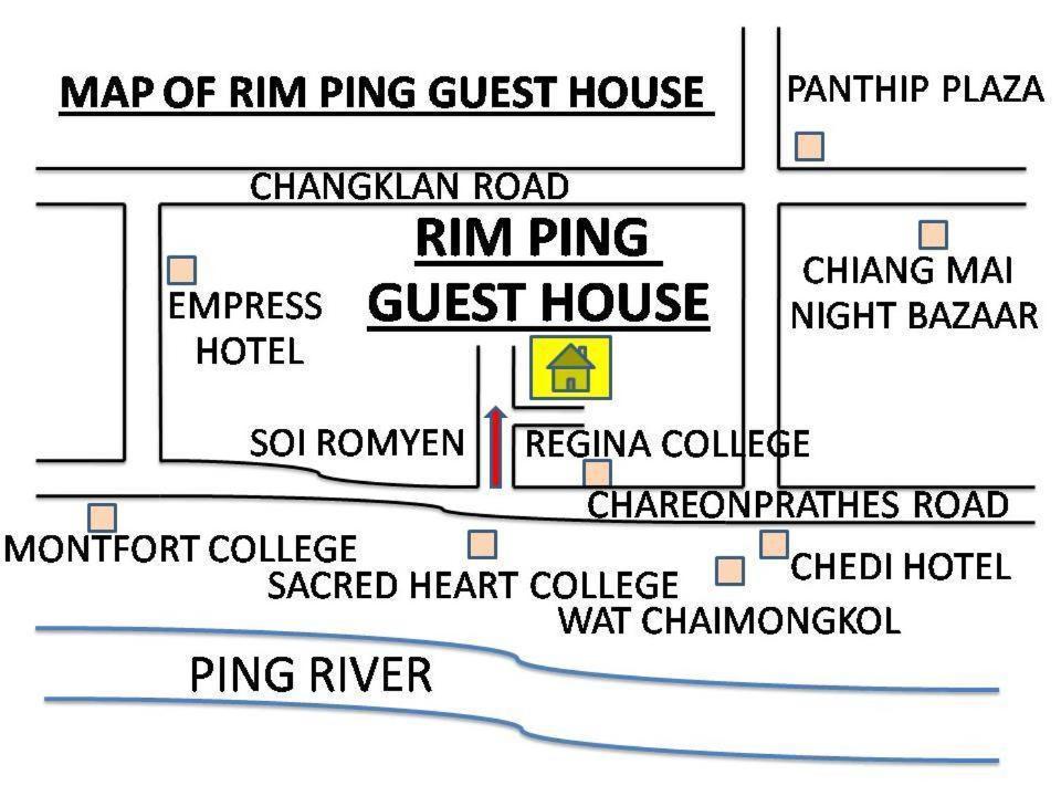 Rim Ping Guest House Chiang Mai Extérieur photo